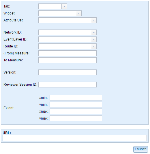 Pipelines Launcher dialog box Pipelines Launcher dialog box